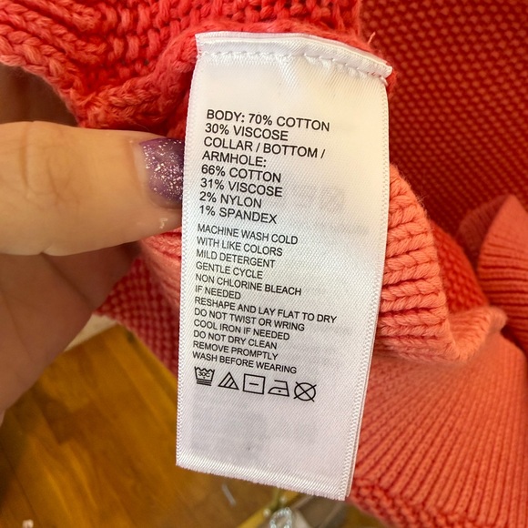 Tommy Bahama NWT Women’s Belle Haven Cotton Sweater Tank Size Small MSRP $118 - Picture 9 of 9